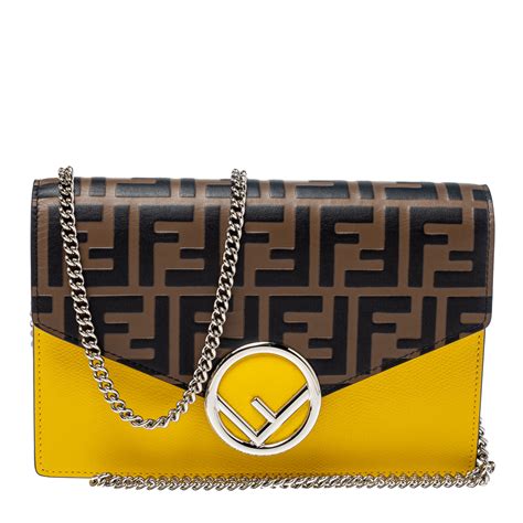 fendi zucca print wallet|fendi zucca wallet on chain.